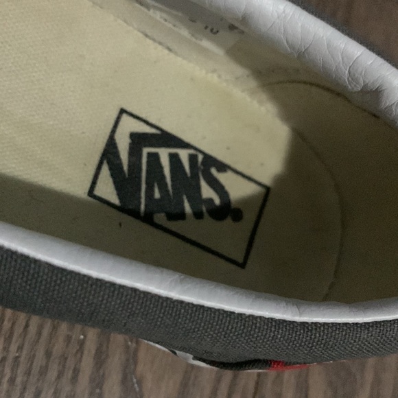 RED N GREY CHECKERED VANS FOR SALE!!! - Picture 5 of 5